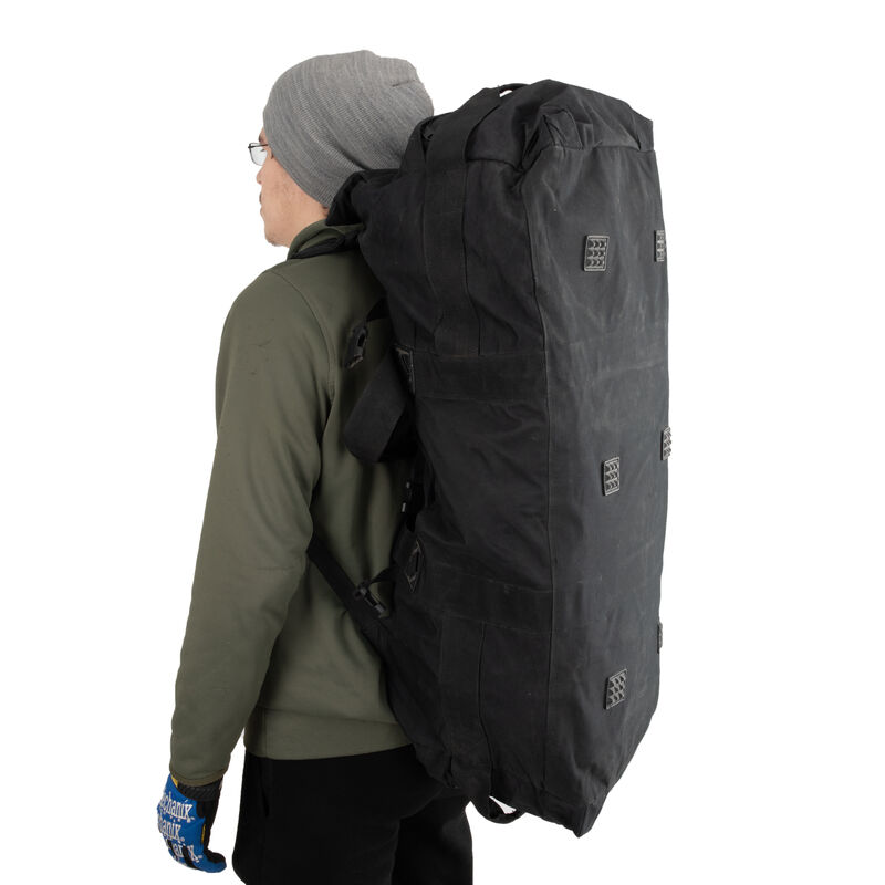 British Black Duffel Bag/Backpack Used, , large image number 0